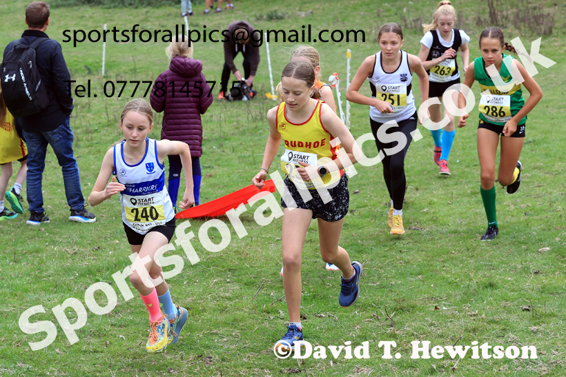 Girls Under-13s 2025 Start Fitness NEHL, Thornley Hall Farm, Peterlee, County Durham. Photo: David T. Hewitson/Sports for All Pics